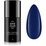 NaniNails NANI Amazing Line lac de unghii sub forma de gel culoare Horizon Blue 5 ml