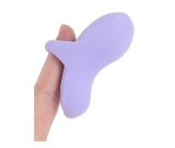 Vibrator Mini Finger Fuzu Sensa, Activare la Contactul cu Pielea, Silicon, USB Magnetic, Mov, 7 cm