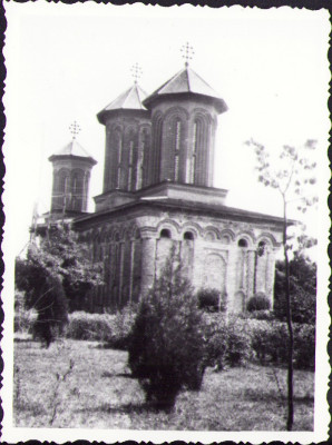 HST P1575 Poză mănăstirea Snagov 1965 foto