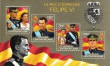 Cumpara ieftin AFRICA CENTRALA 2014 - Regele Spaniei, Felipe VI /set complet - colita + bloc MNH (2 imagini)