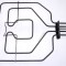 20.41487.000 REZISTENTA SUPERIOARA GRILL 00472510 pentru cuptor/aragaz BOSCH/SIEMENS