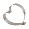 Forma Tort Inima Ajustabila Inox 26cm Argintie - Ideal Coacere Prajituri Torturi