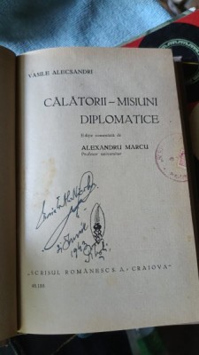 CALATORII-MISIUNI DIPLOMATICE de VASILE ALECSANDRI foto