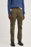G-Star pantaloni bărbați, culoarea verde, drept, D24309-D517