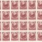ROMANIA 1952 LP 317 STEMA R.P.R. SUPRATIPAR ,40 TIMBRE,EROARE I MNH