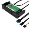 HUB intern LOGILINK, porturi USB: USB 3.0 x 3, USB Type C,conectare prin USB 2.0, S-ATA, alte porturi: SD, MicroSD, M2, MS, XD, CF, eSATA, negru, for