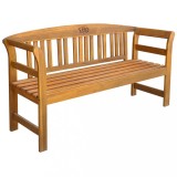 Gossi banca de gradina, 157 cm, lemn masiv de acacia