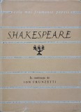Sonete William Shakespeare - Traducere Ion Frunzetti, Editura Tineretului 1964, Poezie, 106 pagini