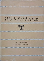 SONETE. IN ROMANESTE DE ION FRUNZETTI-WILLIAM SHAKESPEARE-264641 foto