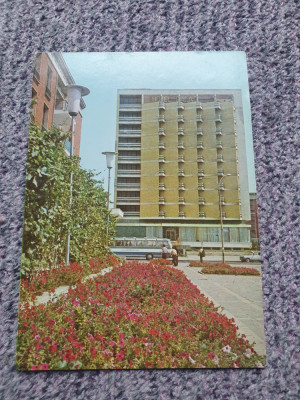 Carte postala vedere Galati 1972, Hotel Galati, stare buna necirculata foto