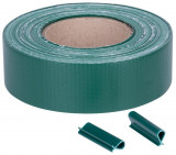 Cumpara ieftin Bandă Strend Pro EUROSTANDARD LIGHT, 47,5 mm, L-35 m, umbrire, verde, acoperire, pentru panouri de gard, cu 20 de cleme, 450g/m2