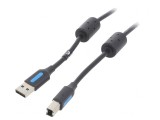 Cablu USB 2.0 A-B 10m Negru