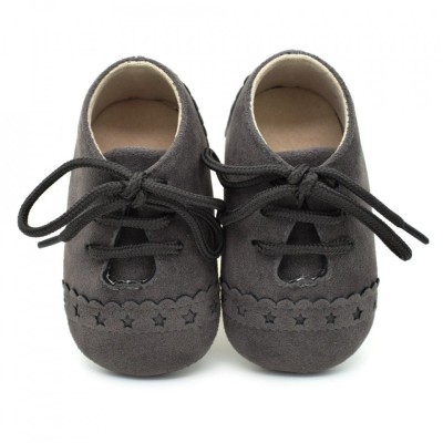 Pantofiori eleganti bebelusi drool (marime: 12-18 luni, culoare: gri inchis) foto