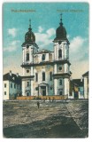 3992 - BLAJ, Alba, Cathedral, Romania - old postcard, CENSOR - used - 1918, Circulata, Printata