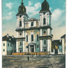 3992 - BLAJ, Alba, Cathedral, Romania - old postcard, CENSOR - used - 1918