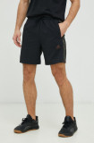 Adidas pantaloni scurți de antrenament Essentials Chelsea bărbați, culoarea negru IC1493