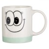 Cană Ceramică, Model Față Z&acirc;mbitoare, Multicolor, Capacitate 0,315 L, Oem