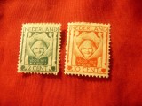 Serie mica Olanda 1924 Ajutor pt. copii 2 val. sarniera (din3v)