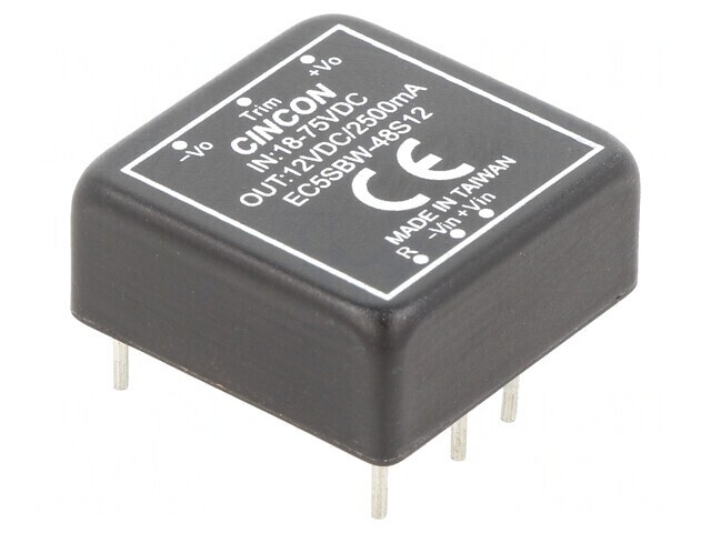 Convertor DC/DC 30W 18-75V la 12V 2500mA