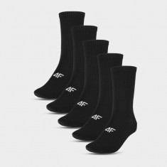 Șosete casual peste gleznă (5-pack) pentru femei - negre