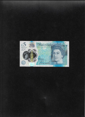 UK Anglia Marea Britanie 5 pounds 2015 seria52827169 foto