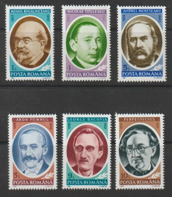 Romania 1991 - Aniversari Personalitati - MNH foto