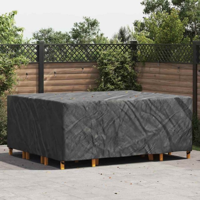 vidaXL Husă pentru mobilier de exterior Negru 250 x 210 x 70 cm 420D 4105820