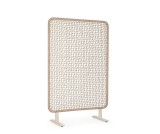 Cumpara ieftin Paravan decorativ otel bej franghie pelican Babilo 120x50x180h