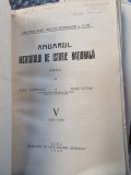 Anuarul Institutului de Istorie Nationala Vol. 5, 1930, Alex. Lepadatu, Ioan Lupas, 793 pagini, Carte Istorie veche