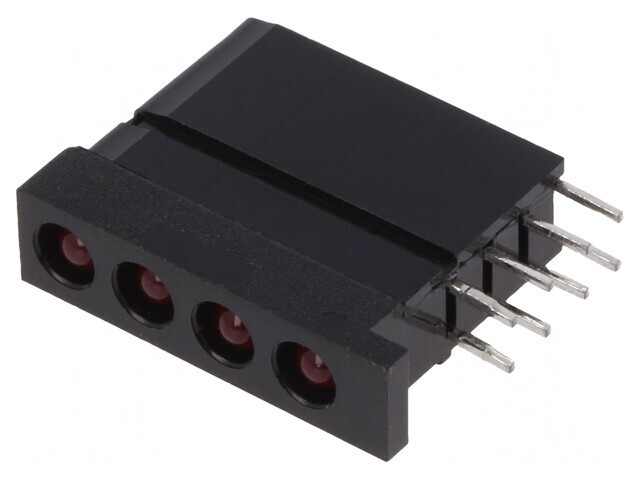 LED Roșu 3.3mm 4 Diode 20mA 60&deg;