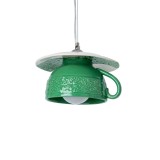 Cumpara ieftin Lustra Deco Republic &bdquo;ARMONIE DIN LUMINA&rdquo; verde, E27