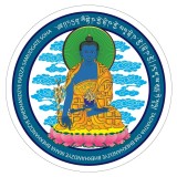 Cumpara ieftin Abtibild sticker cu Buddha medicinei albastra cu floare de lotus &amp;#8211; mare