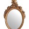 Oglinda aurie cu decoratiuni deosebite cu flori CAT975