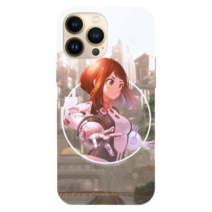 Husa compatibila cu Apple iPhone 15 Plus model Uraraka Ochako My hero academia, Silicon, TPU, Viceversa