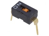 Comutator DIP-SWITCH 1 Secțiune ON-OFF 24VDC