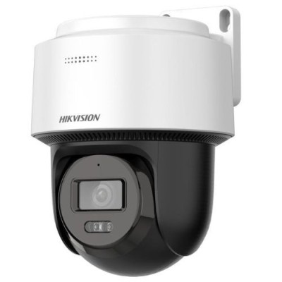 Camera IP PT 2MP Hikvision, Smart Hybrid Light, Auto-tracking Lite, Microfon, Difuzor, Slot Card, Lentila 4mm, PoE, IR 30m, Lumina Alba 30m - DS-2DE2C foto