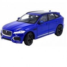 Macheta Welly F-Pace Albastru Scara 1:24 foto