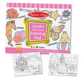 Jumbo Coloring Pad - Pink (11"" X 14"")