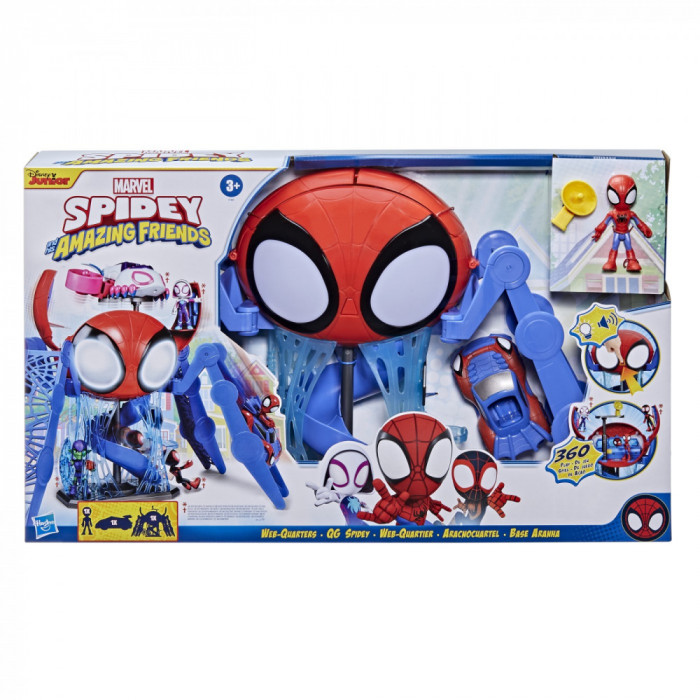 SPIDEY PRIETENII EXTRAORDINARI SET WEBQUARTERS SuperHeroes ToysZone