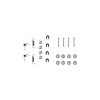 Set accesorii sabot de frana MITSUBISHI COLT IV CA A ATE 03013791072