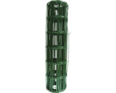 Plasa de gard zincata plastifiata, din metal, 0.6 x 10 m, verde foto
