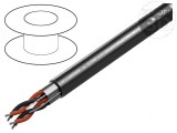 Cablu ecranat 2x2x18AWG folie Al-PET PVC 300V 152m