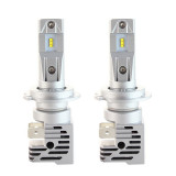 Cumpara ieftin Set 2 LED-uri Auto Techstar&reg; M3, H7, 40w, 8000 Lumeni, 6500K, AUTO, 12-24 Volti, ZES, Canbus, Miez Cupru, Radiator Aluminiu