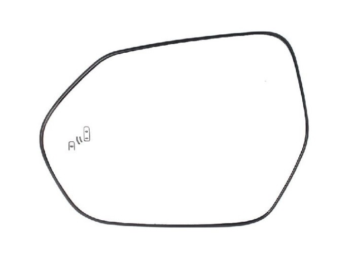 Geam oglinda exterioara TOYOTA COROLLA (E210), 07.2018-; YARIS (XP210), 02.2020-; YARIS CROSS, 09.2021-, partea stanga, View Max, cu incalzire; sticl