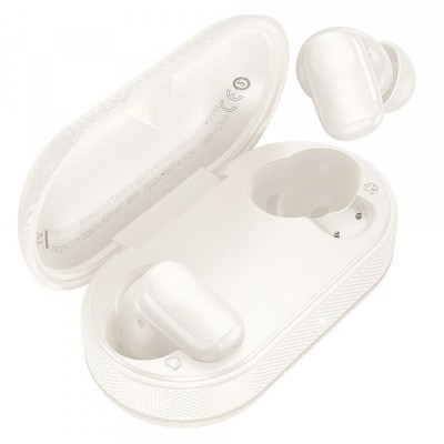 Handsfree Bluetooth HOCO EQ19, TWS, Alb foto