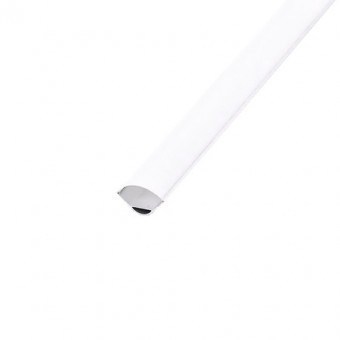 PROFIL ALUMINIU PENTRU BANDA LED MONTAJ UNGHI 90GR 2M MAT foto