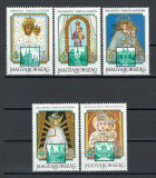 Ungaria 1991 Mi 4143/47 - Locuri de pelerinaj, religie, Nestampilat