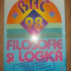 BAC 1998: Filosofie si logica Analize,comentarii ,exercitii