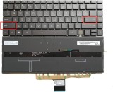 Tastatura Laptop 2-in-1, HP, Spectre X360 14-EA, TPN-Q250, iluminata, NightFall, layout US