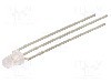 Dioda LED, 3mm, albastru/ambra, {{Luminozitate}}, 20mA, 3,1...3,8/2,05...2,4V, LITEON - LTL1BETBYJR5